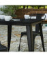 Фото #12 товара Dryden Indoor/Outdoor Dining Table, 31.5" Square All Weather Poly Resin Top With Steel Base