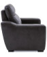 Фото #10 товара Gabrine Leather Power Recliner, Created for Macy's