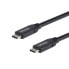 Фото #1 товара StarTech.com USB-C to USB-C Cable w/ 5A PD - M/M - 1 m (3 ft.) - USB 2.0 - USB-IF Certified - 1 m - USB C - USB C - USB 2.0 - 480 Mbit/s - Black
