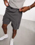 Karl Kani rubber signature cargo shorts in washed black grau, XS - фото #1