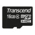 Transcend TS16GUSDC4 - 16 GB - MicroSDHC - Class 4 - Black