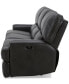 Фото #9 товара Binardo 118" 3 Pc Zero Gravity Leather Sectional with 3 Power Recliners, Created for Macy's