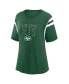 Women's Green New York Jets Classic Rhinestone T-shirt