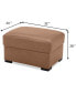 Radley 32" Leather Ottoman, Created for Macy's