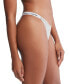 ფოტო #3 პროდუქტის Women's Modern Logo Dipped String Thong Underwear QD5157