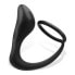 Фото #4 товара Randal Butt Plug with Penis Ring Silicone Black