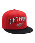 Фото #1 товара Men's Red, Black Detroit Red Wings Arch Logo Two-Tone Snapback Hat