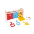 Игрушка, JANOD, Shape Sorter Box With Keys, Для малышей.