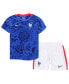 Фото #1 товара Детский комплект формы Nike Франция домашний 2022/23 (детский + малыш) синий, белый