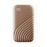 WD My Passport - 1000 GB - USB Type-C - 3.2 Gen 2 (3.1 Gen 2) - 1050 MB/s - Password protection - Gold