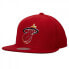 Фото #1 товара Mitchell & Ness NBA Miami Heat Team Ground 2.0 Snapback Hwc Heat Cap HHSS3258-MHEYYPPPRED1