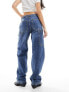 Фото #2 товара AllSaints Mia carpenter jeans in mid wash