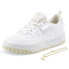 Фото #2 товара Puma Cali Dream Infuse Lace Up Womens White Sneakers Casual Shoes 38401101
