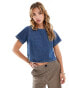 Фото #1 товара ASOS DESIGN denim boxy top in bleach