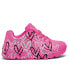 Фото #2 товара Little Girls J Gold crown: Uno Lite - Metallic Love Casual Sneakers from Finish Line