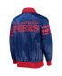 Фото #5 товара Men's Royal Philadelphia 76Ers The Captain Ii Full-Zip Varsity Jacket