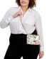 Фото #4 товара Soft Ajae Floral Flap Crossbody, Created for Macy's