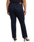 ფოტო #2 პროდუქტის Trendy Plus Size 724 High-Rise Straight-Leg Jeans
