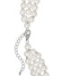 ფოტო #3 პროდუქტის Cultured Freshwater Pearl (5mm) Three Strand 14" Choker Necklace in Sterling Silver