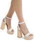 Фото #4 товара Women's Ashton Ankle-Strap Espadrille Platform Sandals