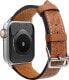 Фото #2 товара Hurtel Strap Leather skórzany pasek Apple Watch Ultra, SE, 8, 7, 6, 5, 4, 3, 2, 1 (49, 45, 44, 42 mm) opaska bransoleta brązowy