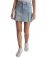 Women's Denim Cargo Mini Skirt