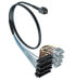 Фото #1 товара Overland-Tandberg 0.5M internal SAS cable - mini-SAS (SFF-8643) to 4x29 Pin (SFF-8482) with SAS 15 Pin Power Port - 0.5 m - SFF-8643 - 4 x (SFF-8482+15-Pin) - Straight - Straight - Black