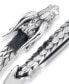 ფოტო #2 პროდუქტის Men's Dragon Bangle Bracelet in Stainless Steel