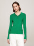 Фото #1 товара Slim Fit Long-Sleeve Polo Sweater
