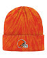 Фото #1 товара Big Boys and Girls Orange Cleveland Browns Tie-Dye Cuffed Knit Hat