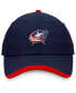 ფოტო #4 პროდუქტის Men's Navy Columbus Blue Jackets Authentic Pro Rink Pinnacle Adjustable Hat