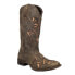 Roper Belle TooledInlay Square Toe Cowboy Womens Brown Casual Boots 09-021-0901 7.5 - фото #2