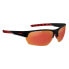 Очки AZR Izoard Sunglasses Matte black / red, Red Mirror/CAT3 - фото #1