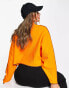 Фото #4 товара ellesse – Sweatshirt in Orange mit Kontrastnaht