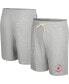 Фото #2 товара Men's Heather Gray Wisconsin Badgers Love To Hear This Terry Shorts