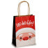 Фото #2 товара Бумажный пакет Дед Мороз Krist+ Бело-красный 13,5 x 8 x 21 см (12 штук)