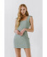 Фото #2 товара Women's Cap Sleeve Knit Dress