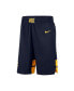 Фото #3 товара Men's Navy West Virginia Mountaineers Replica Team Basketball Shorts