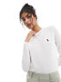 Фото #2 товара Polo Ralph Lauren long sleeve top in white