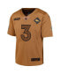 ფოტო #3 პროდუქტის Big Boys Russell Wilson Brown Distressed Denver Broncos 2023 Salute To Service Limited Jersey