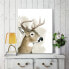 Фото #2 товара New buck Gallery-Wrapped Canvas Wall Art - 16" x 20"