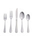 Фото #1 товара Riverridge Beaded 46 Piece Monogrammed Flatware Set - S, Service for 8