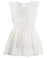 ფოტო #2 პროდუქტის Big Girls Tiered Eyelet Casual Dress