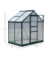 Greenhouse Aluminum Frame Walk-In Outdoor Plant Garden Polycarbonate