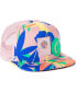 Фото #3 товара Men's Clothing Pink Corsica All-Over Print Trucker Snapback Hat