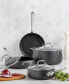 Фото #1 товара Hard Anodized Nonstick 7-Pc. Set, Created for Macy's