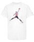 ფოტო #1 პროდუქტის Big Boys Watercolor Jumpman Short Sleeve Tee