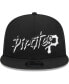 ფოტო #2 პროდუქტის Men's Black Pittsburgh Pirates Street Trucker 9FIFTY Snapback Hat