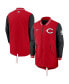 ფოტო #1 პროდუქტის Men's Red Cincinnati Reds Dugout Performance Full-Zip Jacket