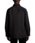 Фото #2 товара Men's Oversized Striped Textured Long Sleeve with Chest Pocket Shirt Jacket